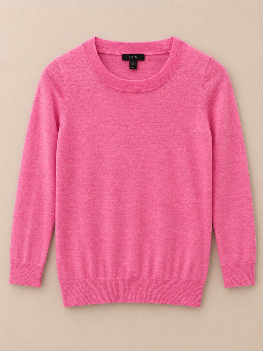 J. Crew Hot Pink Crewneck Sweater Set / Cardigan & Sweater